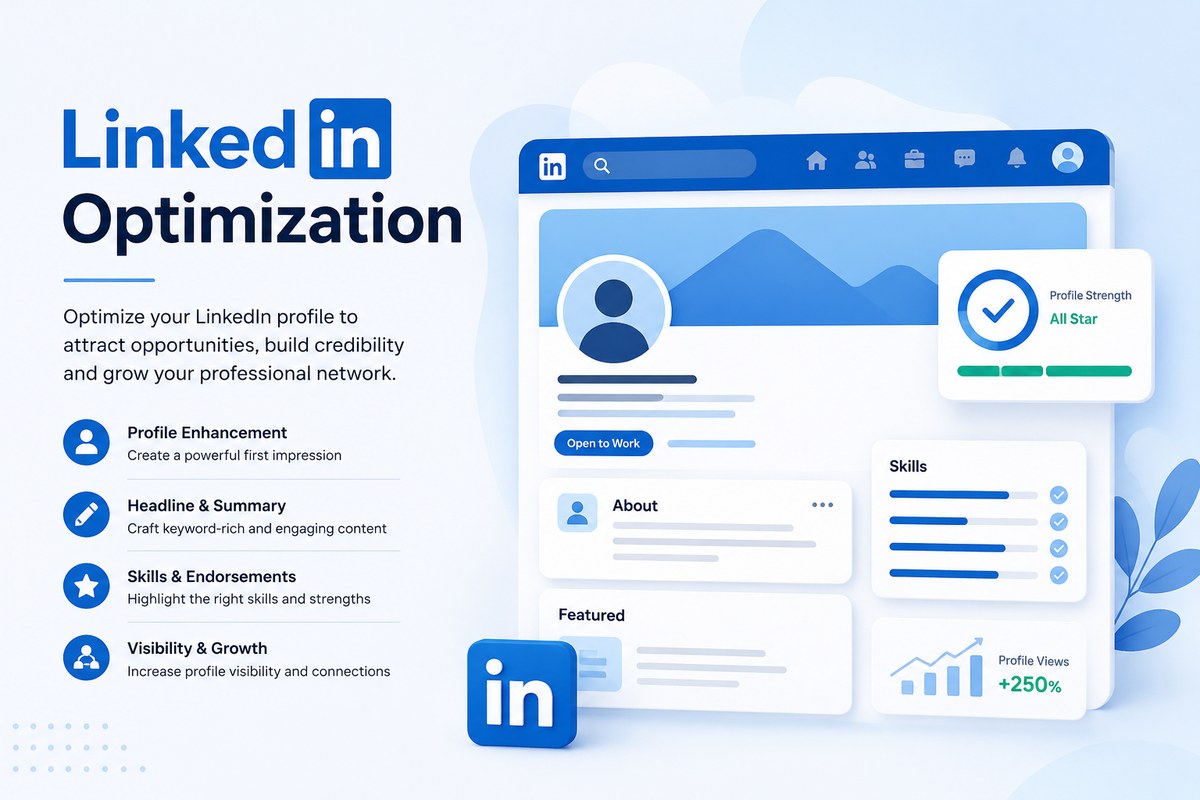 LinkedIn profile optimization visual